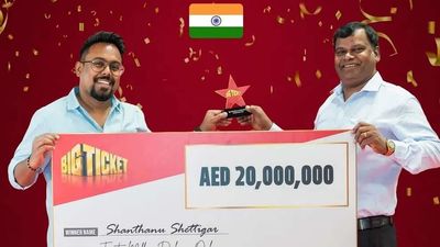 ‘I thought it was spam’: Indian expat wins Dh20 million in Abu Dhabi Big Ticket draw