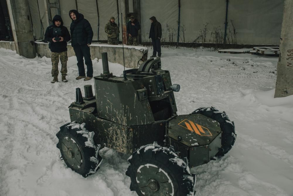 ‘The frontline is like Terminator’: fighting robots give Ukraine hope in war with Russia