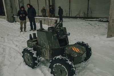 ‘The frontline is like Terminator’: fighting robots give Ukraine hope in war with Russia