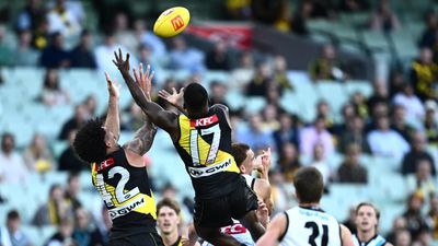 Rioli rises high but Port's power tames Tigers