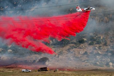 A fast-growing wildfire in Southern California triggers evacuations