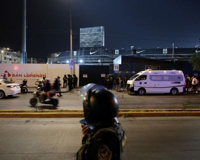 One dead and dozens injured at Peru football stadium during pre-match event