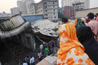Fire at a gas lighter factory near Bangladesh's capital kills 5 people