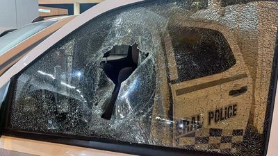 April Fool's police-car attack no joke for charged man
