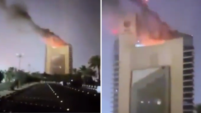 'Unjust Iranian aggression': Kuwait's ministries complex building targeted in 'hostile' drone attack; watch
