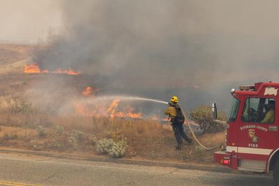 California protection crews contain parts of wildfire that burned 4,100 acres