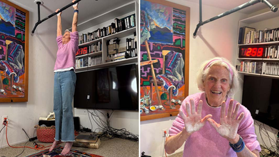 90-year-old Ohio woman breaks Guinness Record for dead hang, says ‘it didn’t sound impossible’
