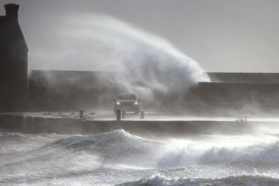 Travel disruption continues as warnings lifted early after Storm Dave
