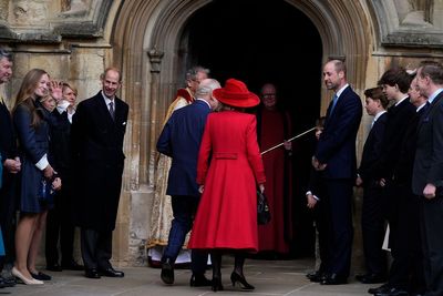 Royals put on united front at traditional Easter church service