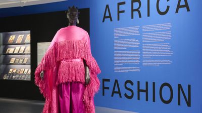 'Politics and glamour' take the catwalk at African fashion exhibition