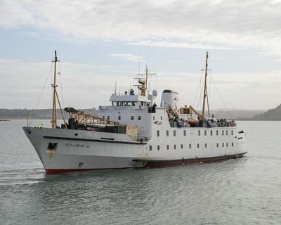‘She’s been a brilliant ship’: Cornwall says goodbye to Scillonian III after 50 years