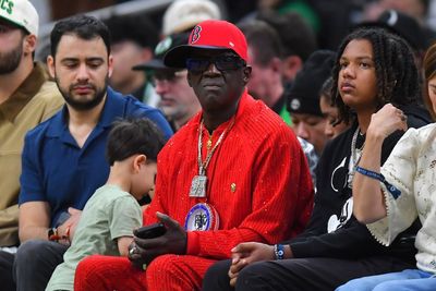Double Dose: Flavor Flav visits Fenway Park and TD Garden on same day