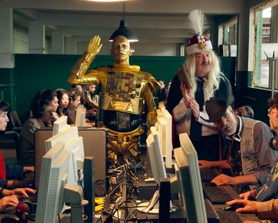 Dracula review – Romania’s most reliable export is focus of knockabout cut-up satire