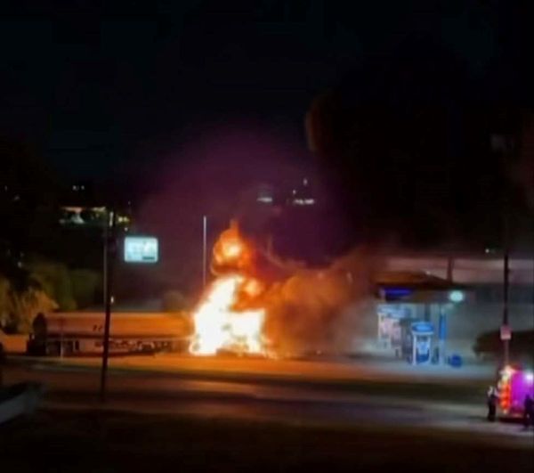 Fuel Truck in Texas Explodes — Blaze Engulfs Tanker in Shocking Footage