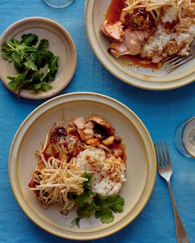 Georgina Hayden’s quick and easy recipe for gochujang butter salmon