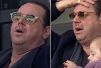 Danny Dyer goes through rollercoaster of emotions as West Ham face Leeds