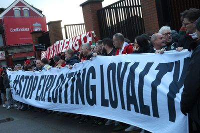Liverpool fans to stage series of protests against ticket price rises