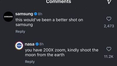 NASA Clowning Samsung on Artemis II Crew Member's Space Photo on Instagram Debunked