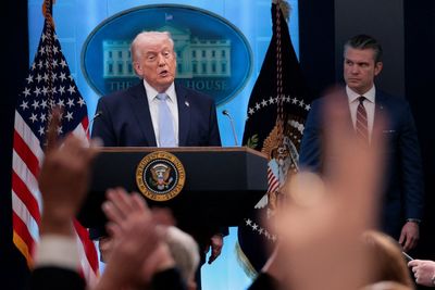 Trump’s all-over-the-place Iran war press conference was thick on bombing threats, false claims and bragging