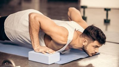 5 full-body moves that build strength all over using just a yoga block (and you don't need a gym, either)