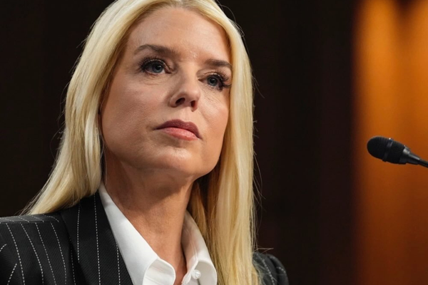 Pam Bondi Portrait Reportedly Found in DOJ Trash Just One Day After Trump Fires Her