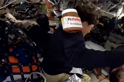 Nutella goes viral after jar floats in zero gravity during Artemis II livestream