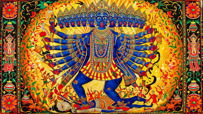 Have You Seen This 10-Headed Kali in Kashi?