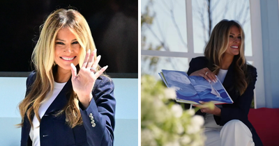 Melania Trump’s Look At White House Easter Egg Roll Reignites Body Double Conspiracy Theory Over Odd Details
