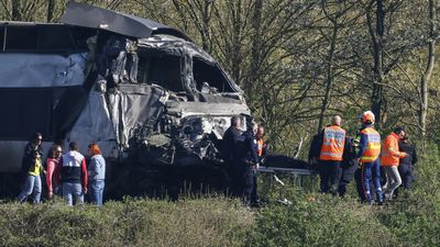 Train driver killed and truck driver in custody after collision in northern France