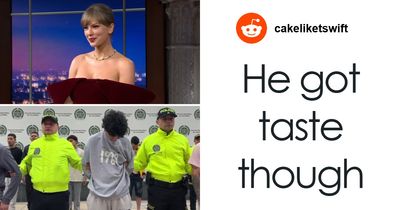 “The Swiftie Mafia”: Criminal Boss Sparks Hilarious Reactions After People Zoom In On His Arrest Pictures