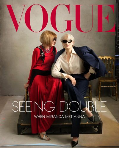 Anna Wintour shares Vogue cover with Hollywood doppelganger Meryl Streep