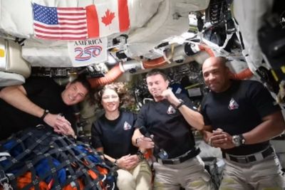 Artemis II astronauts make first-ever moonship-to-spaceship call