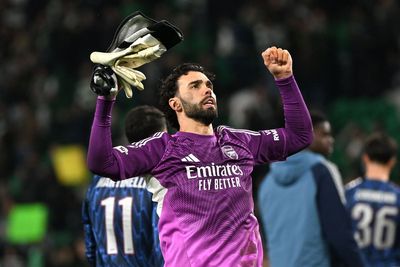 Mikel Arteta hails ‘best in the world’ David Raya after Arsenal victory in Lisbon