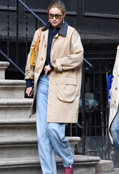 Celebrity Style Alert: Gigi Hadid Brings Loafers Back Into Spring Shoe Trends