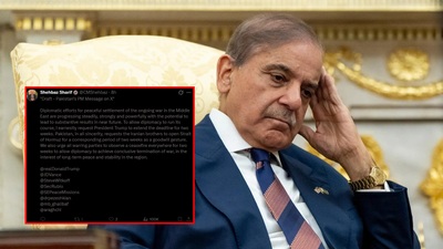 Copy-paste gone wrong? Pakistan PM Shehbaz Sharif’s 'draft' blunder on X over US-Iran ceasefire deal