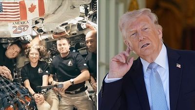 Silence is golden: Embarrassing moment as Artemis II astronauts give Trump the silent treatment