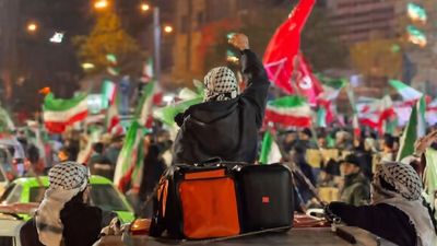 ‘Victory over America’: Joy in Tehran as Iranians celebrate Trump ceasefire