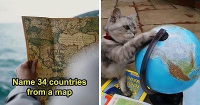 We’ve Twisted 34 World Maps – Test Your Geography Skills & Name Them All