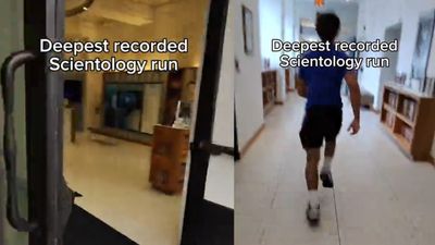 TikTok Video Goes Viral After Man Tests How Far He Can Run Inside Scientology HQ