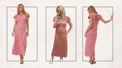 This Nobody's Child tea dress is perfect for weddings, the races, garden parties and every summer social occasion