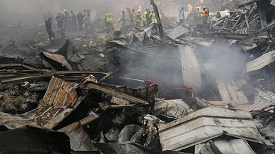 Multiple airstrikes hit Beirut, emergency crews respond to fires