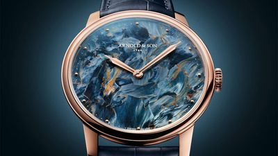 This Arnold & Son watch is inspired by the Royal Navy and made from an unusual material