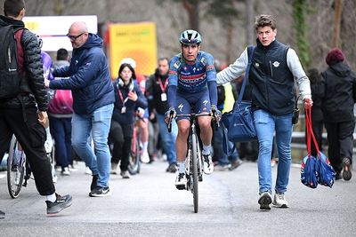 Driver of Itzulia Basque Country race doctor's car expelled from race for causing Mikel Landa stage 2 crash