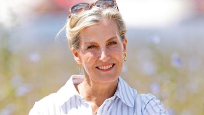 Sun's out, summer styling is on - and Duchess Sophie's comfy espadrilles and striped dress is the combination worth copying