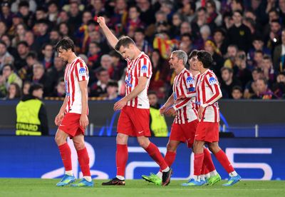 Barcelona 0-2 Atletico Madrid: Ten-man Barca stunned as Diego Simeone produces Champions League masterclass