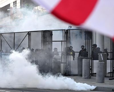 LA teen loses eye after being shot by US agent at No Kings march, lawyer says