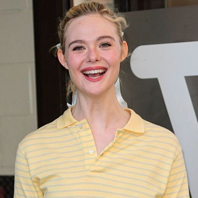 Elle Fanning Trades Old Hollywood Glamour For Polos and Tutus on the 'Margo's Got Money Problems' Press Tour