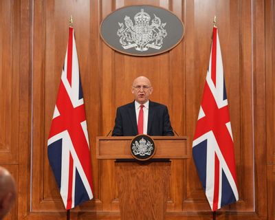 UK navy foiled Russian submarines surveying undersea cables, defence minister says