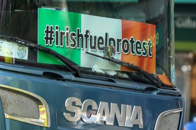 Minister says Irish fuel protesters are being ‘manipulated’ by activists like Tommy Robinson