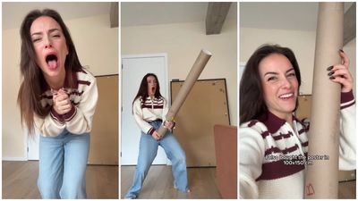 Woman buys a frame in the wrong size, then realizes she made the same mistake with the poster. But the moral of her story is sending everyone out